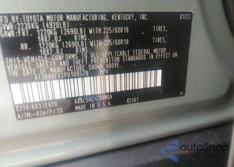 2023 Toyota Rav4 Hybrid Xle Premium from USA, damaged, VIN 4T3B6RFV2PU109578